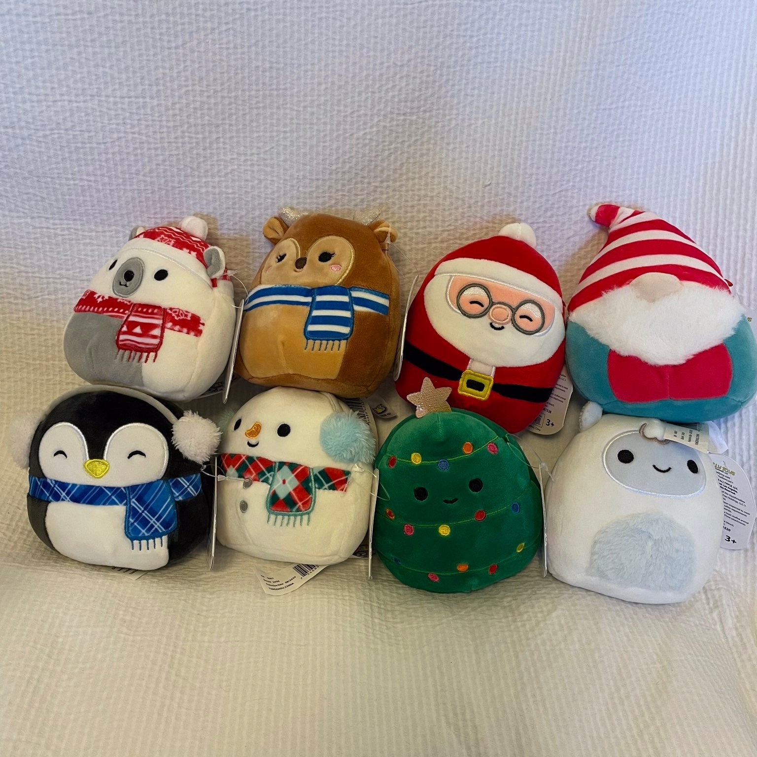 Squishmallow Jen Carol Yuri Winter Squad Bundle Lot