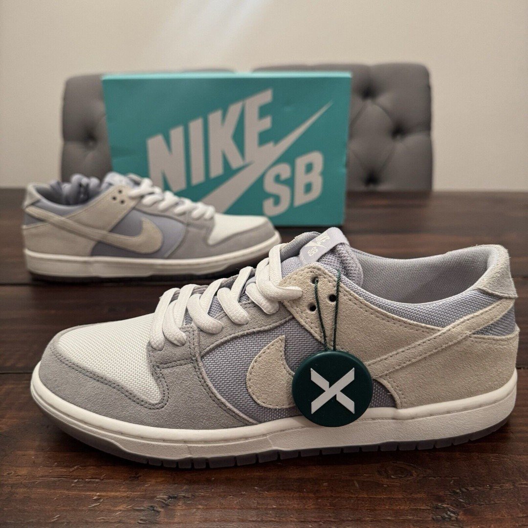 Nike SB Zoom Dunk Low Pro Wolf Grey Summit White Shoes
