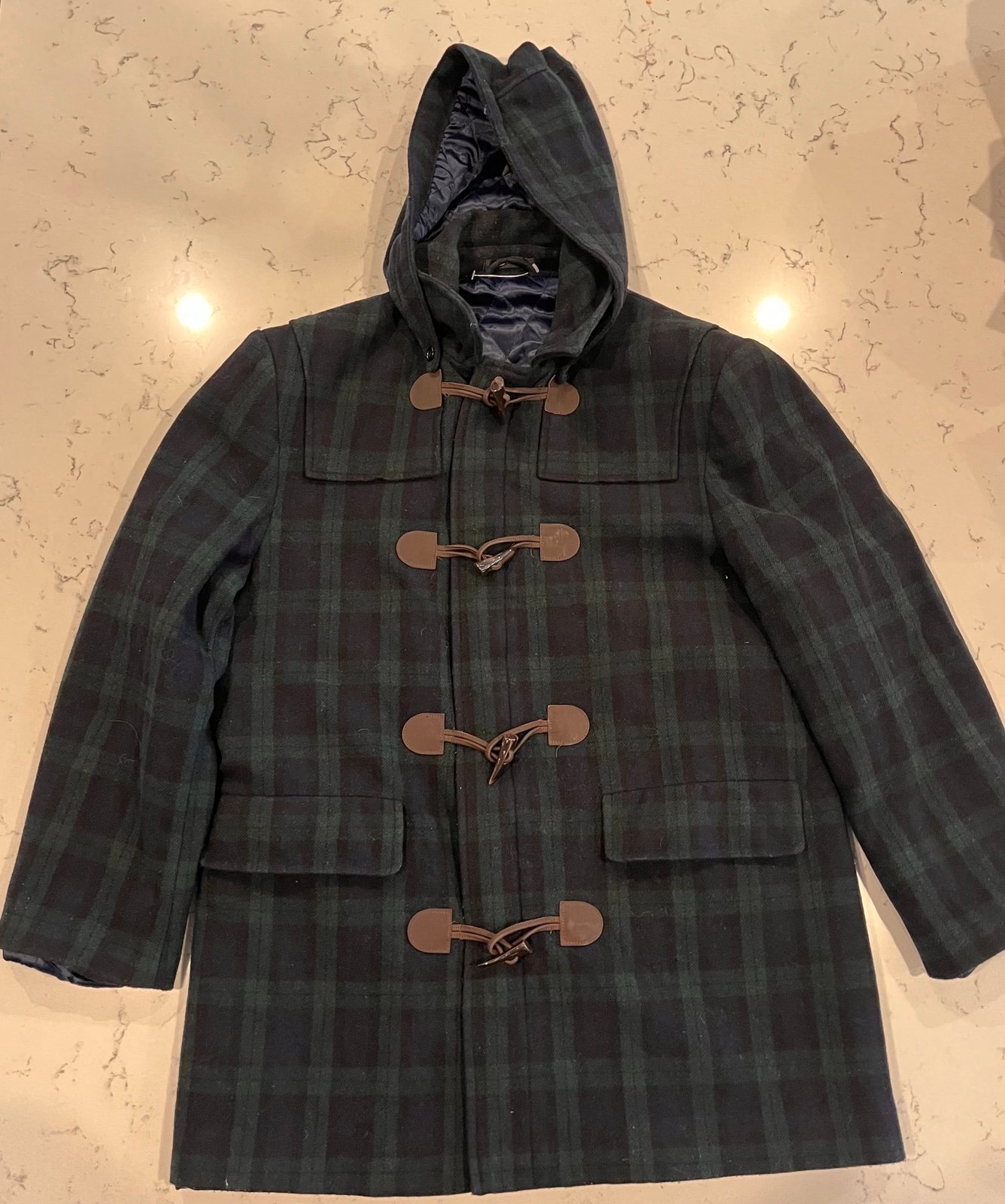 VTG Lauren Ralph Lauren Blackwatch Outdoor Coat Wool/Cashmere Blend Size 42R