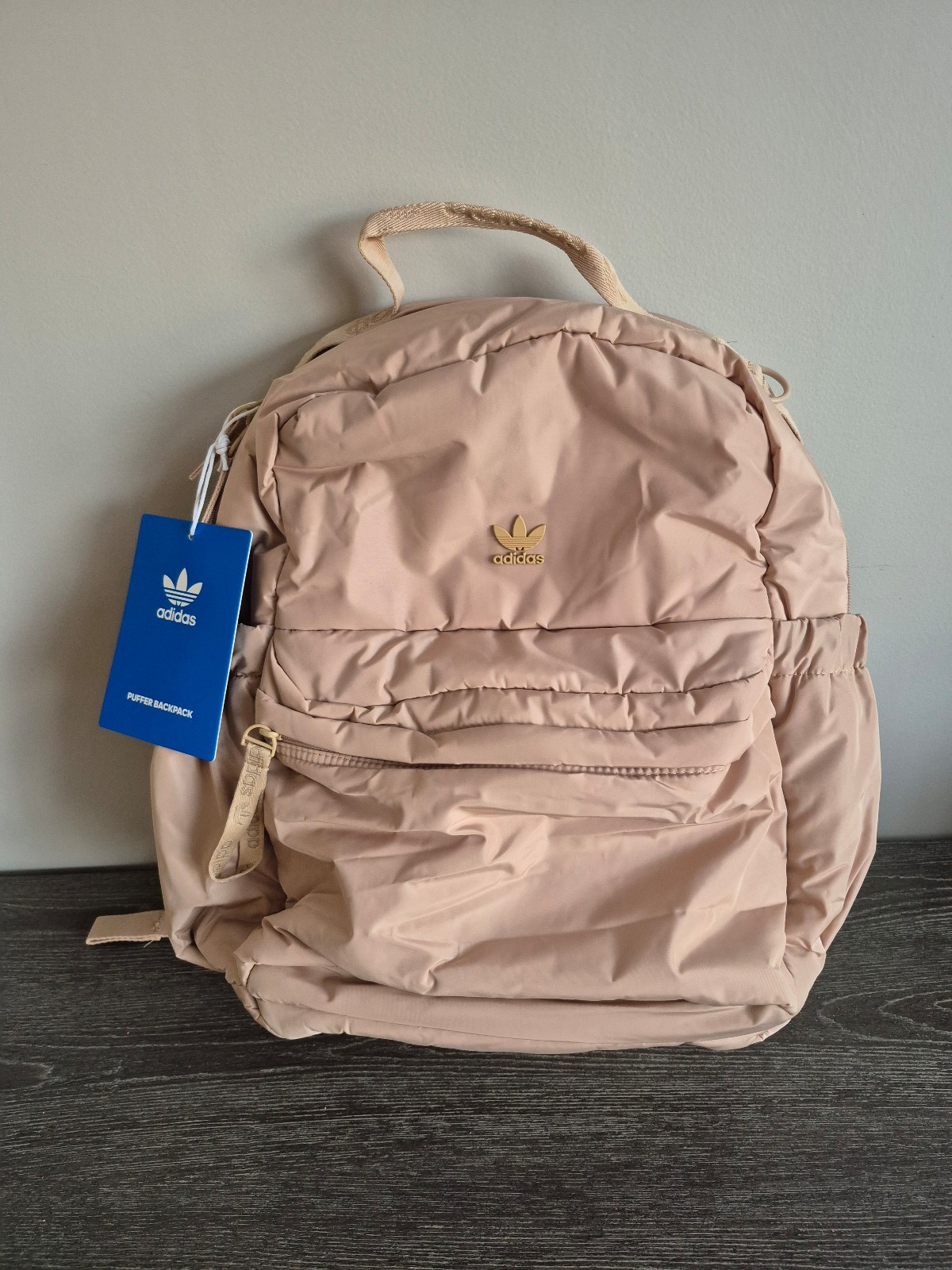 Adidas Originals Puffer Beige Backpack Magic Beige New with tags