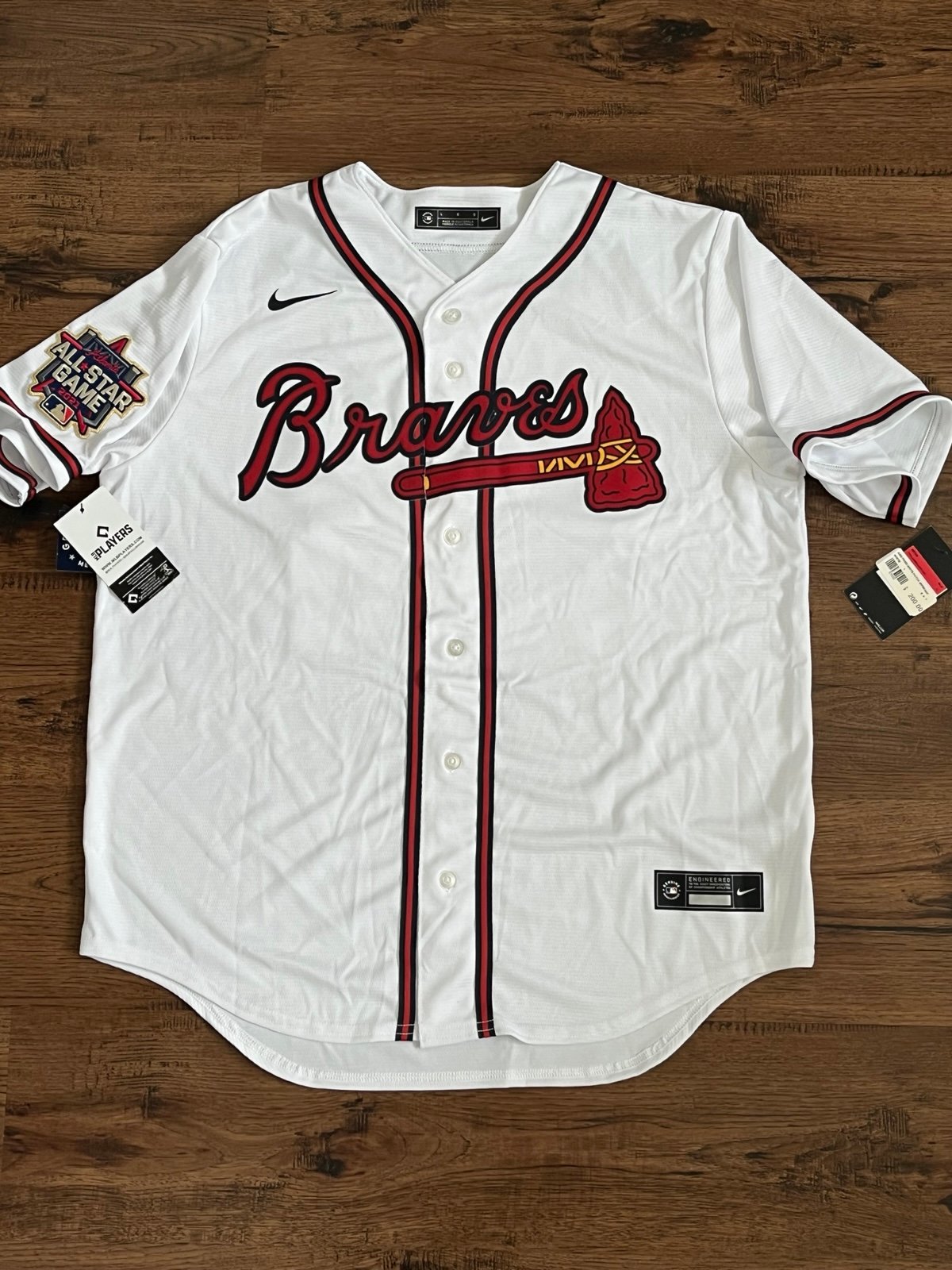Nike MLB Atlanta Braves Max Fried 2021 Allstar Game Jersey ‘White’ (size mens L)