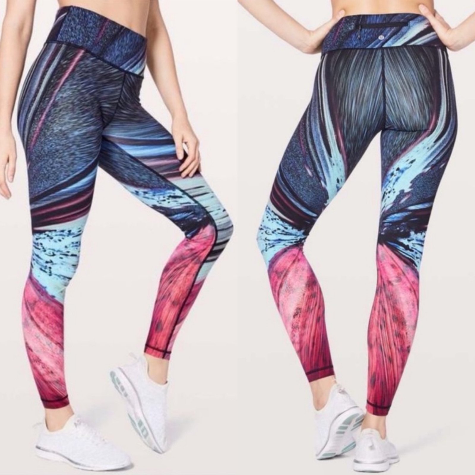 Lululemon Speed Wunder Tight Sz 10 Nulux In Electrobeam Speed Tight Multi