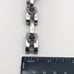 Vintage Stunning Chunky Sterling Silver Mexico Amethyst Bracelet