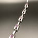 Vintage Stunning Chunky Sterling Silver Mexico Amethyst Bracelet