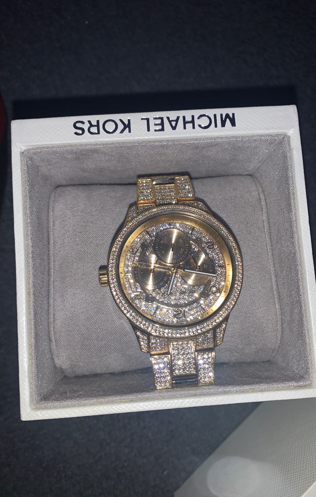michael kors watch real diamonds