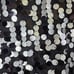 Adrianna Papell Evening Sequined Mini Dress Size 6 Silver Black Party V-Neck NWT