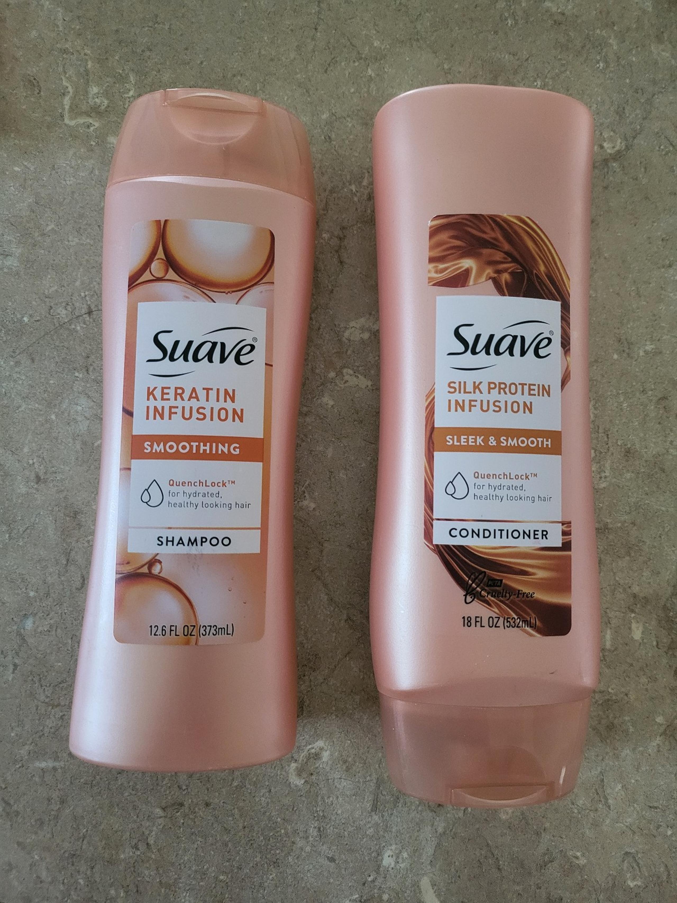 Suave Shampoo 12.6oz and Conditioner 18oz BOTH NEW