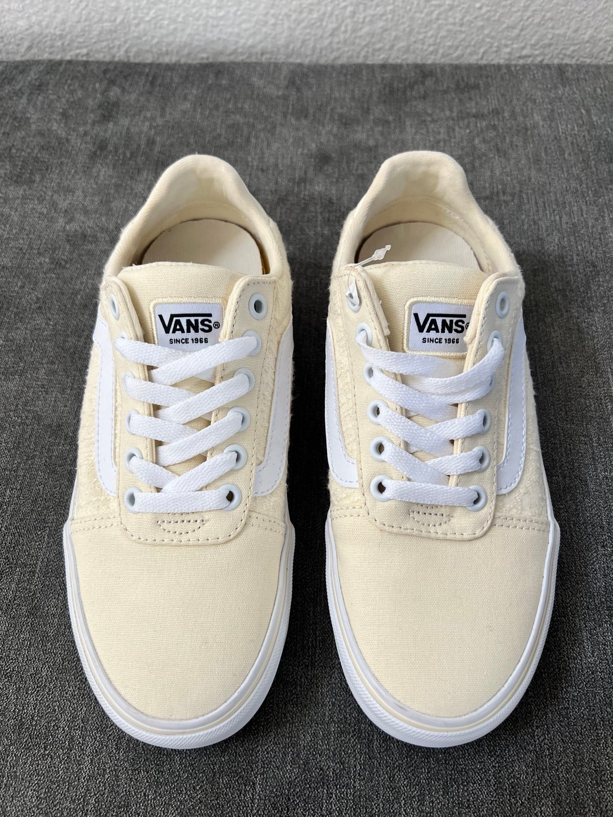 Vans Ortholite Deluxe Comfort Shoes Women's 6 Yellow W. Leather Accents