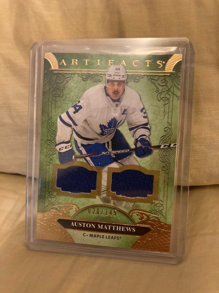 UD Artifacts Auston Mathewes Duel Relic