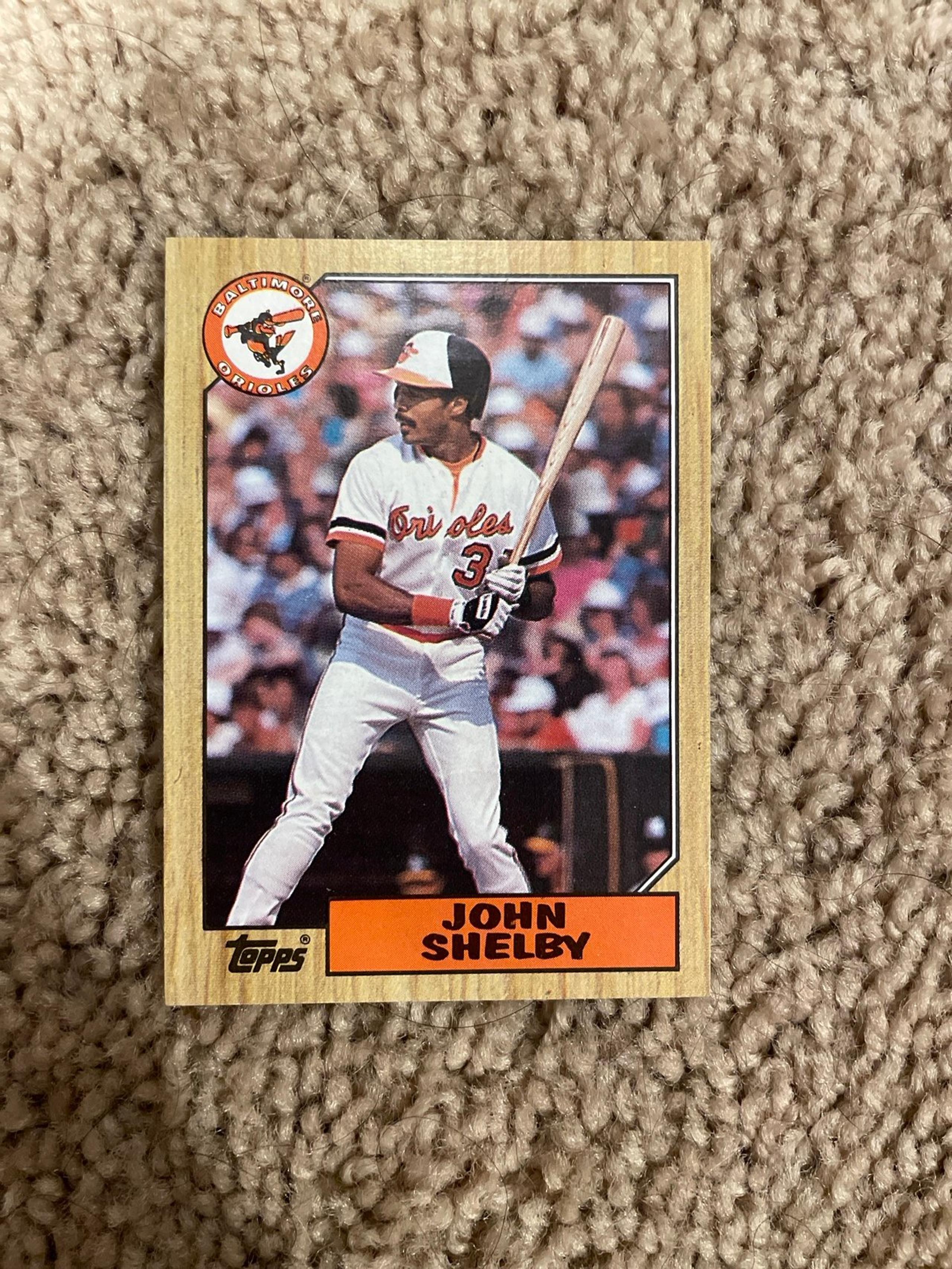 John Shelby Baseball Topps Trading Card 1987