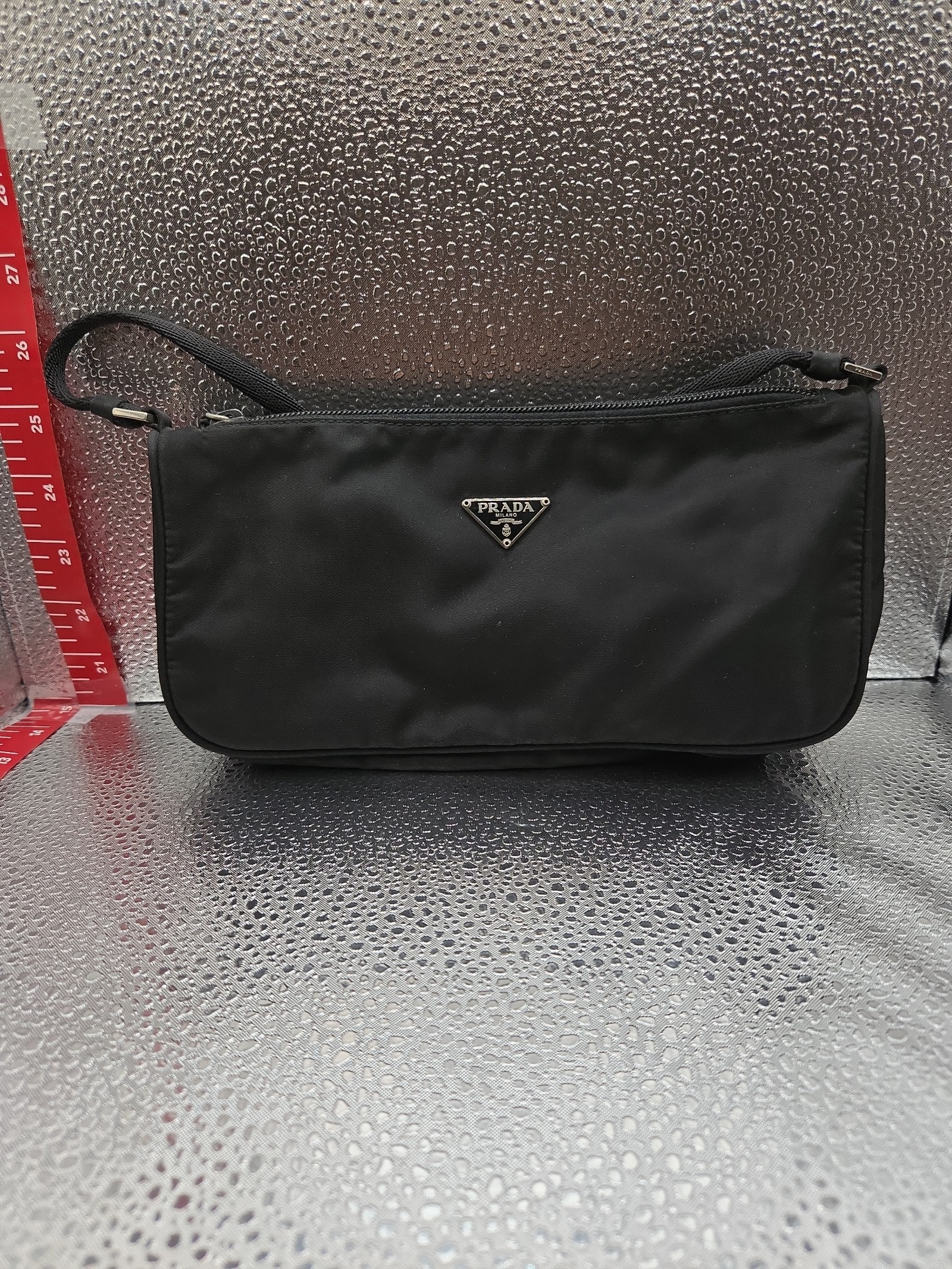 Prada Tessuto Black Nylon Mini Hobo