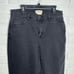 L'Agence Sada High Rise Crop Slim in Washed Black Jeans size 28