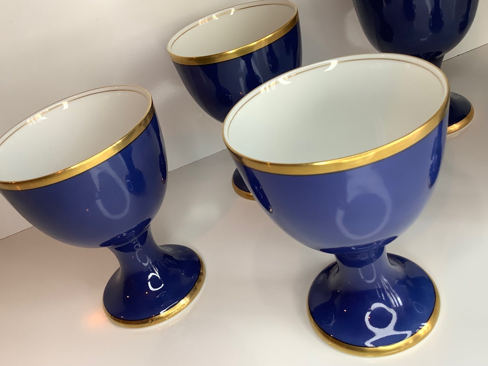 (6) Fitz shops and Floyd “Renaissance” Goblet Set - Colbalt