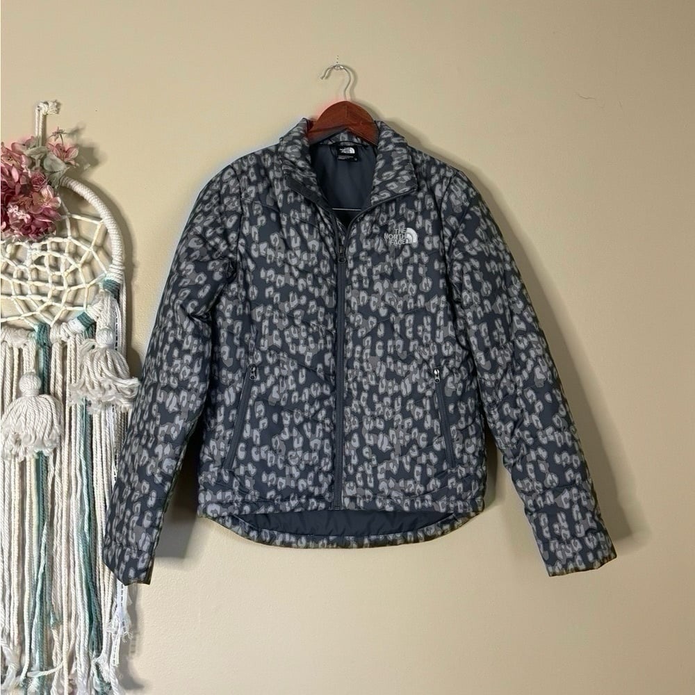 The North Face Women’s Tamburello Leopard Print Jacket Gray Size XS