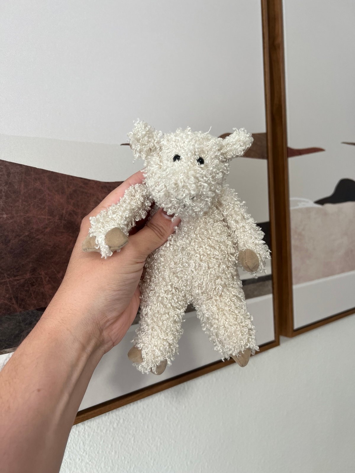 Jellycat sheep tot 8” retired vintage plush