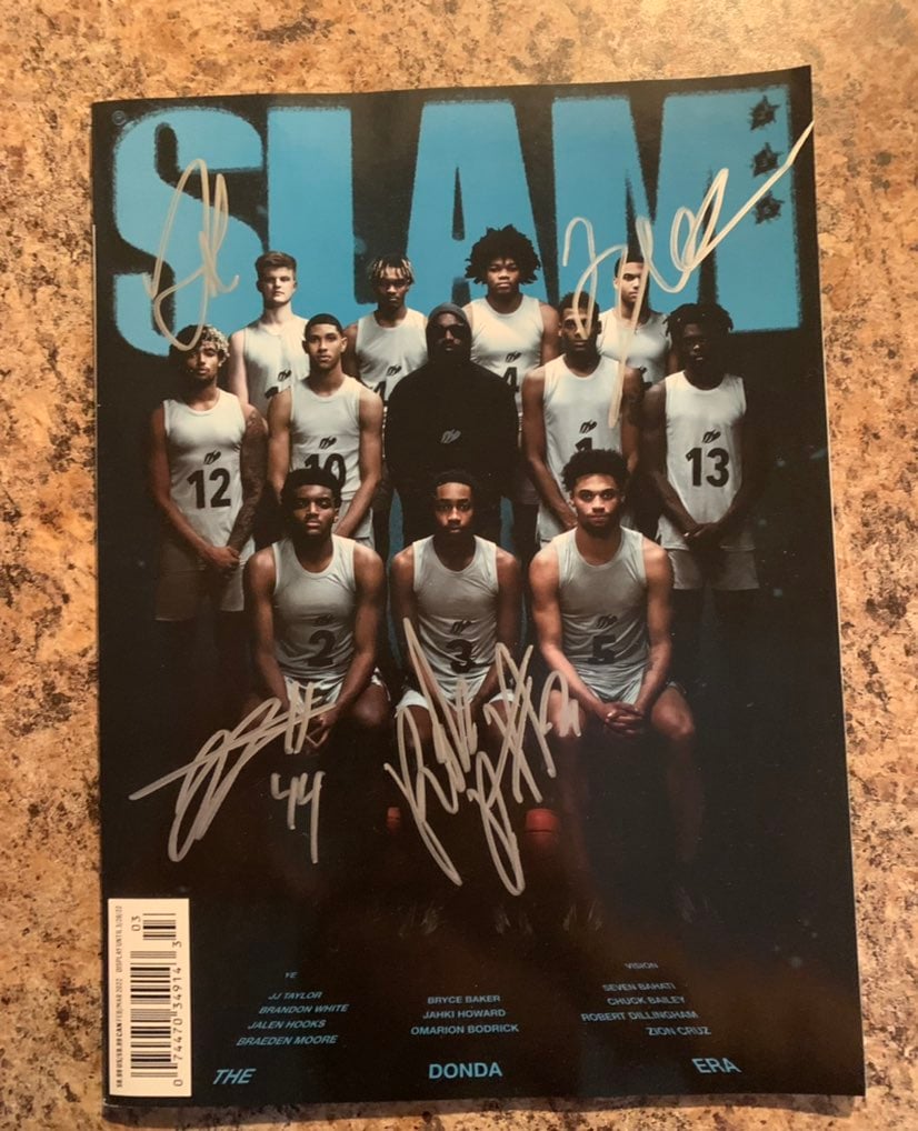 Donda Academy signed SLAM magazine Kanye West