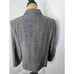 Sandro Black Herringbone Wool Zip Front Classic Blazer