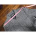 Sandro Black Herringbone Wool Zip Front Classic Blazer