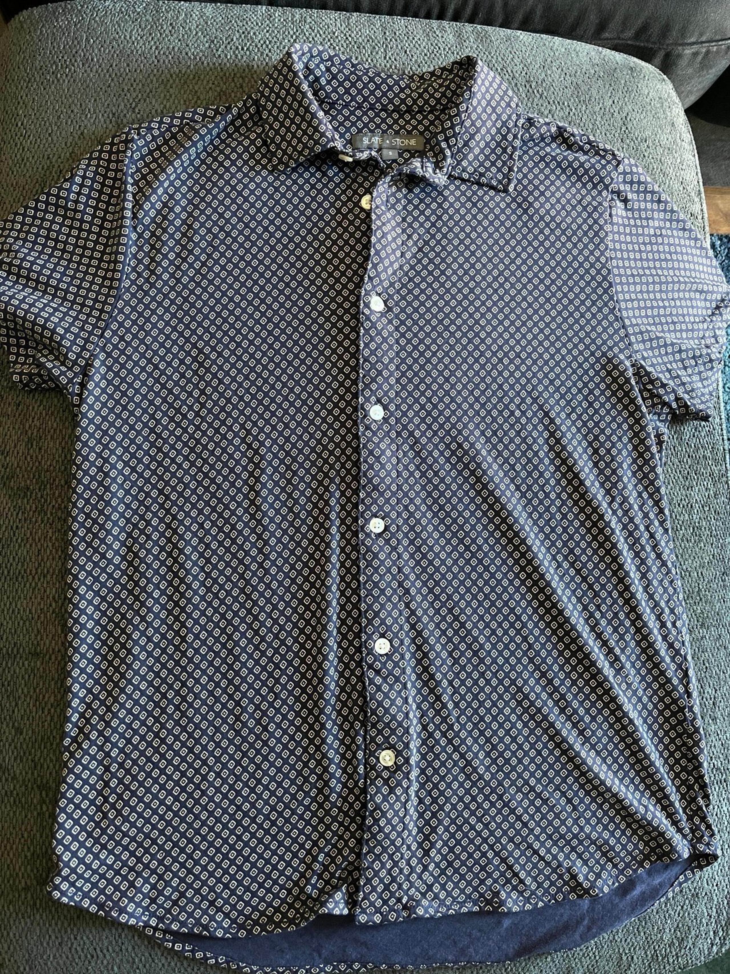 Slate & Stone blue button down shirt