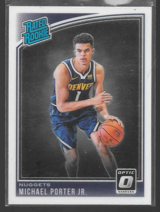 2018-19 DONRUSS OPTIC RATED ROOKIE MICHAEL PORTER JR RC