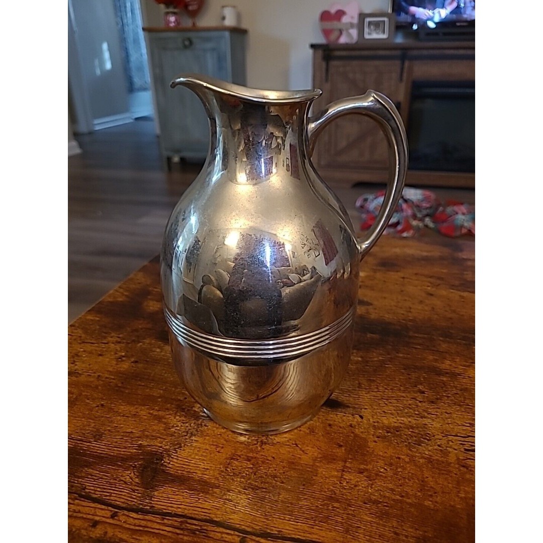 Vintage Landers Frary & Clark Universal Antique Tea Thermos Carafe Pitcher