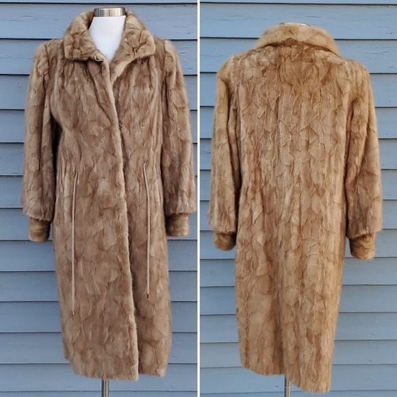 Ameri Mode - Faux Fur Coat - Women's Size - Large - Coeur d