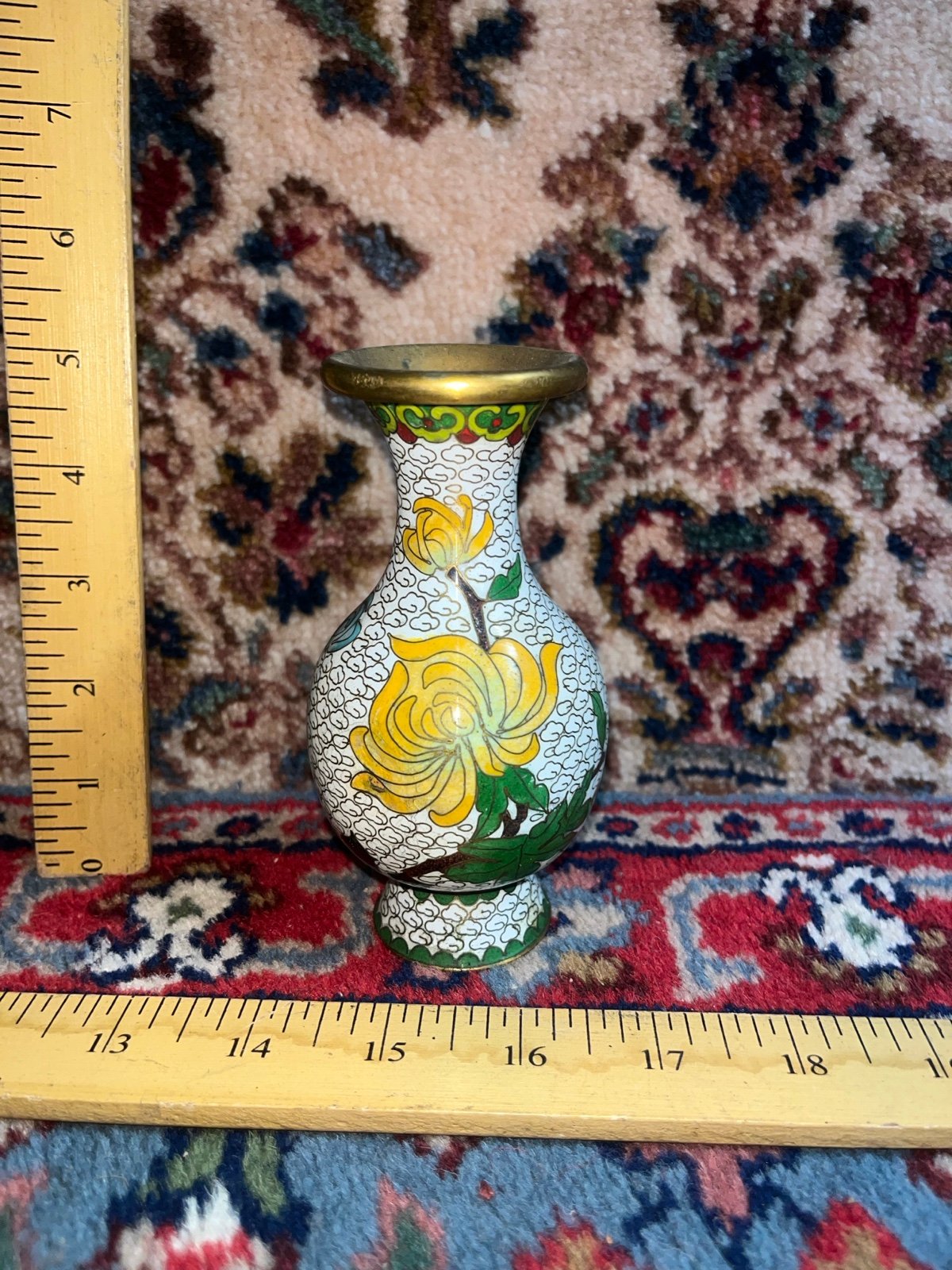 Vintage Chinese Cloissone Vase