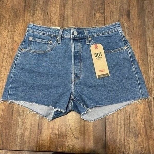 Levi's High Rise 501 Jean Shorts Size 30