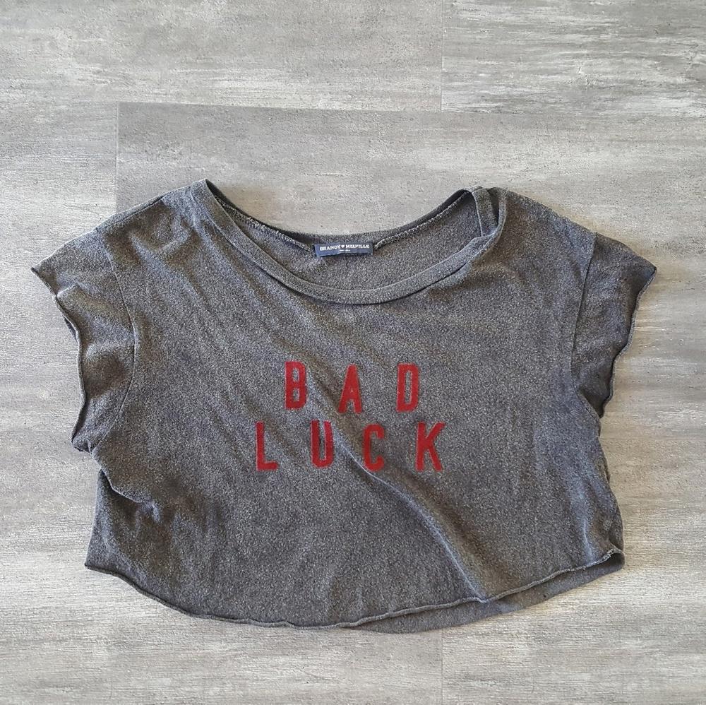 Grey Bad Luck Melville Crop