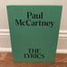 The Lyrics : 1956 to the Present by Paul McCartney (Hardcover) Set The Beatles