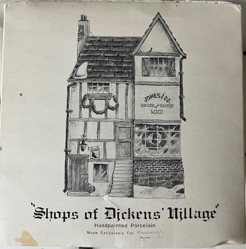 Jones & Co Brush & Basket Shop, Dickens Village
