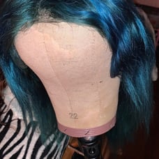 Aqua Blue Lace Front Wig