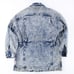 80's Levi's Chemical Wash Denim Jacket Sz. M Usa Women's 75075-0219 Chore Coat