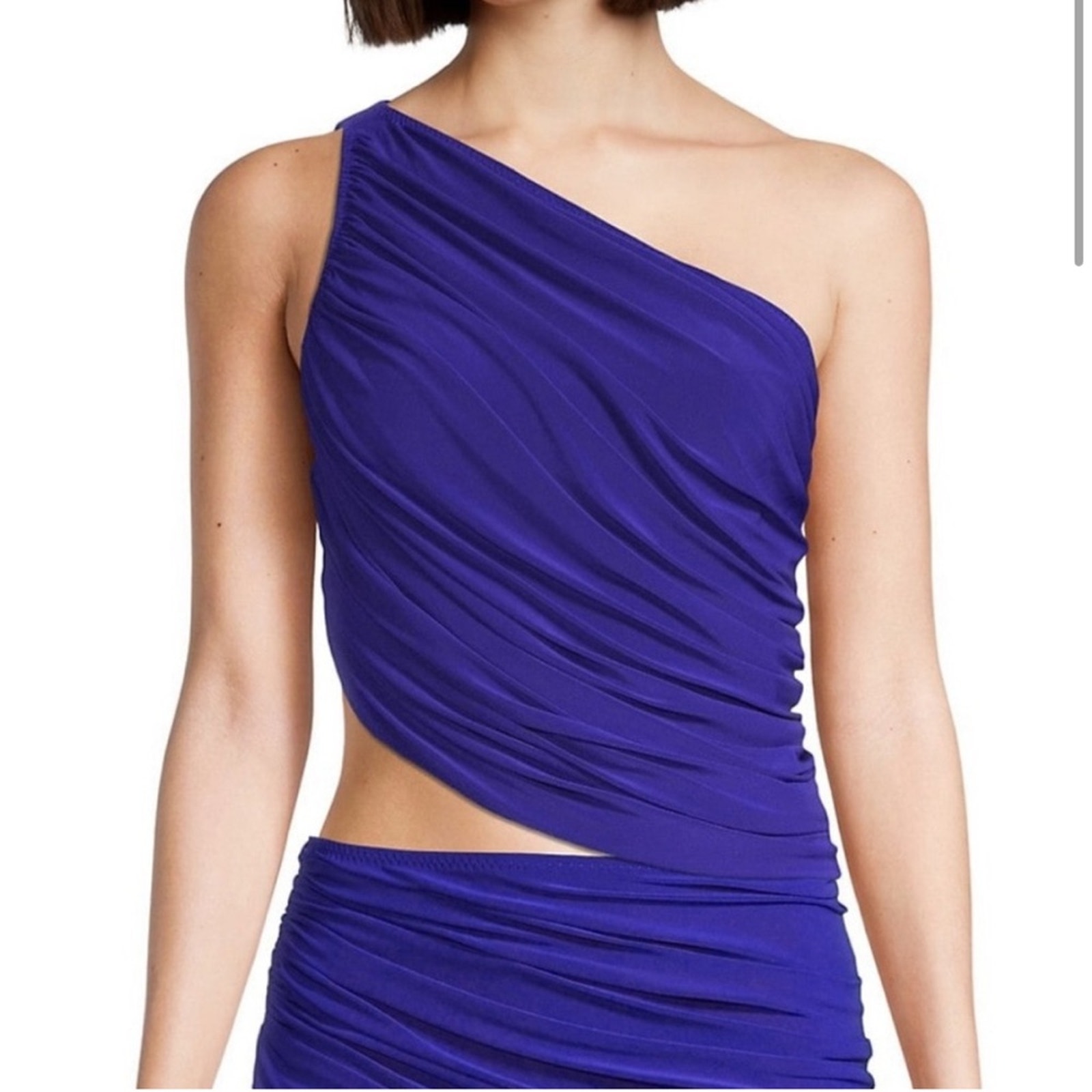 Norma Kamali Diana Top in Cobalt Blue Size Small NWT