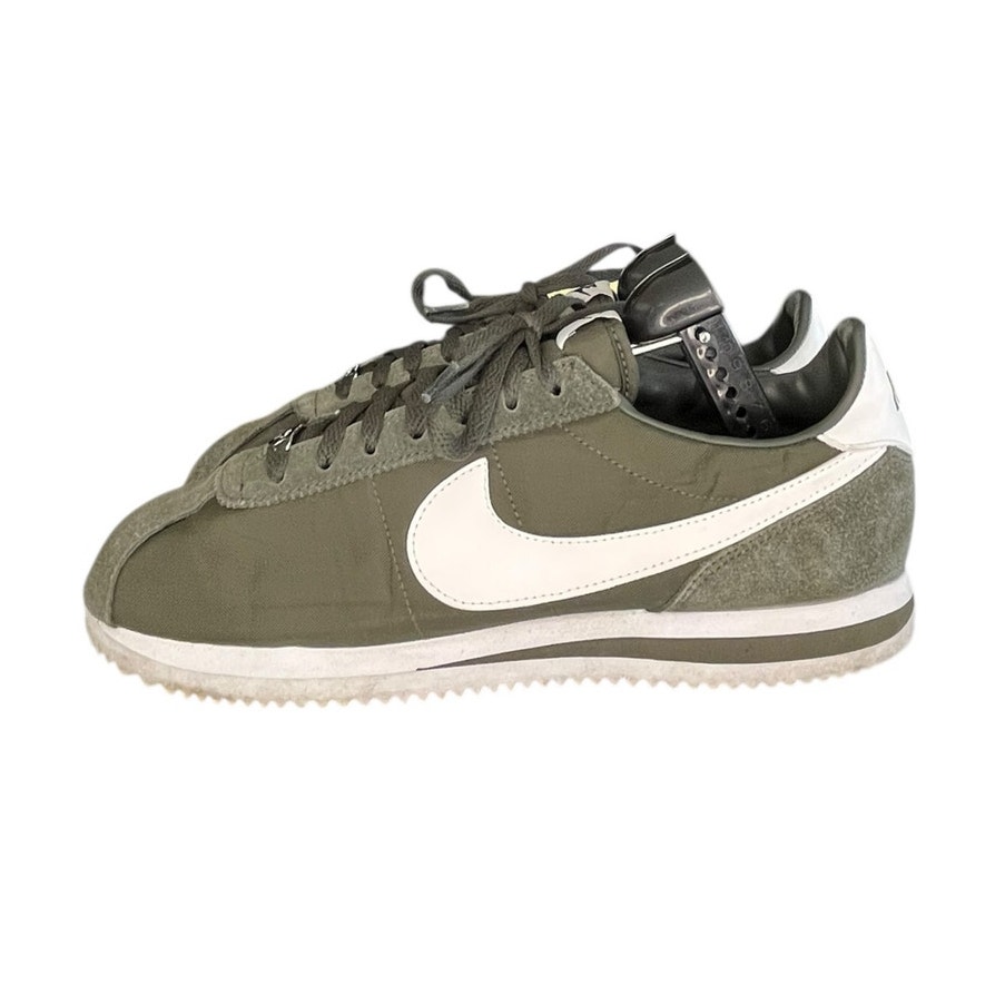 Nike Cortez Basic Nylon Sequoia Men's Size 9 Green White Shoes 819720-301