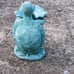 Outdoor Garden Statue Happy Turtle Holding Flower Bird Feeder Bath Succulent 12