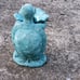 Outdoor Garden Statue Happy Turtle Holding Flower Bird Feeder Bath Succulent 12