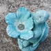 Outdoor Garden Statue Happy Turtle Holding Flower Bird Feeder Bath Succulent 12