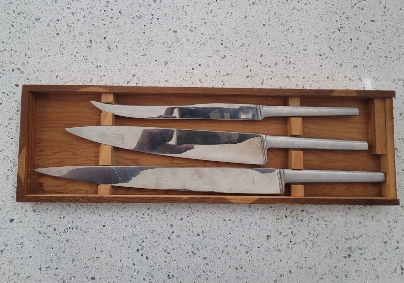 VTG Stainless steel knives - imported Austrian Swordmakers estate sale gorgeous