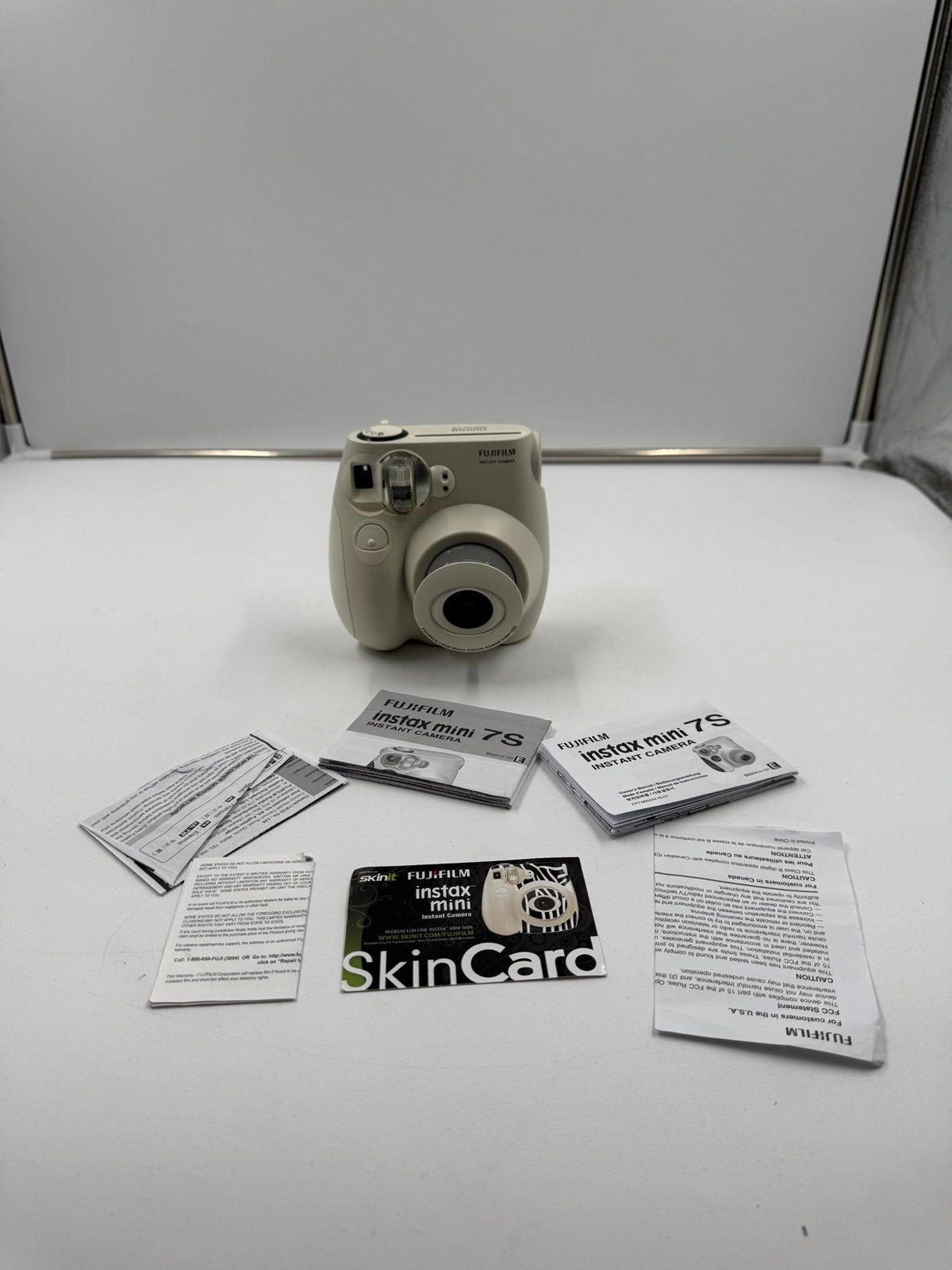 Fujifilm Instax mini 7S 16162434 Instant Film Camera – White