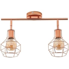 2-Light Modern Ceiling Light, Semi Flush Mount Close to Ceiling Light Fixture Bl