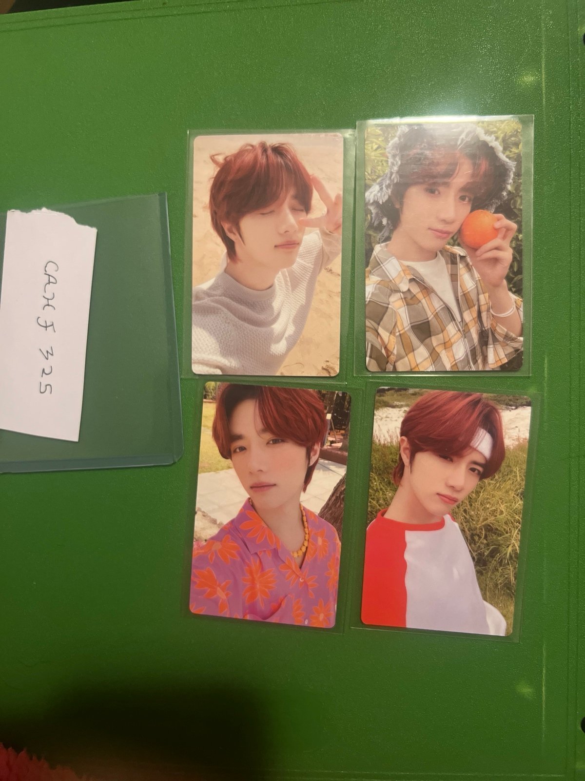 Txt set of 4 complete beomgyu midsummer photocard season greeting 2022 kpop