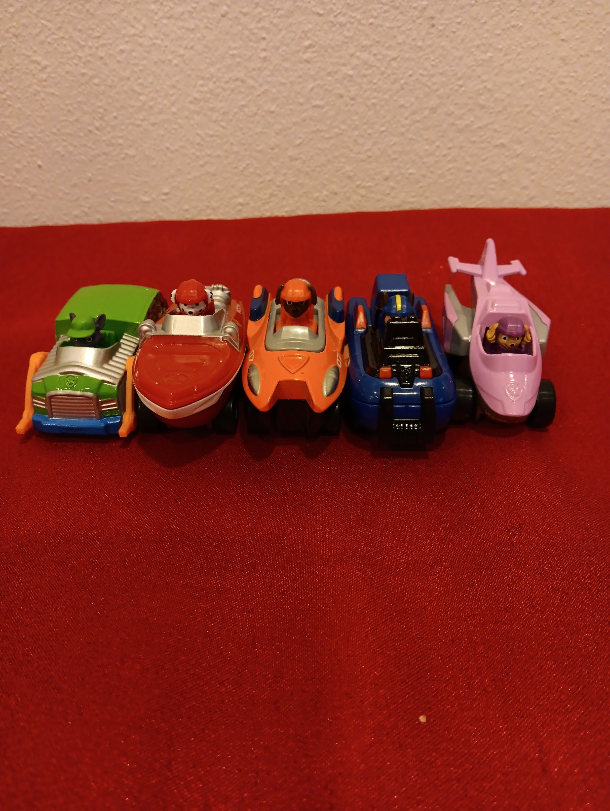 Paw Patrol Movie Car Lot Of 5