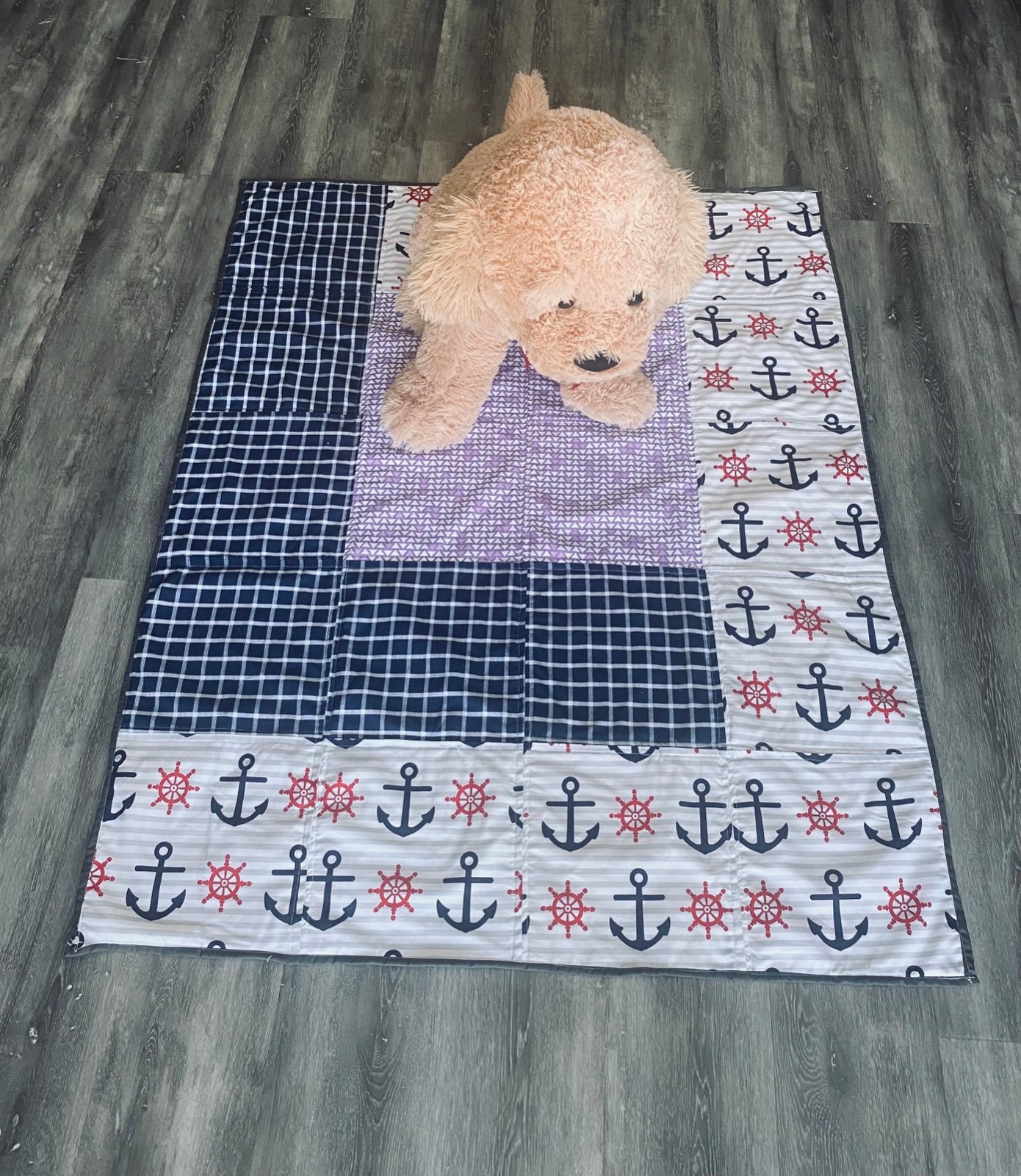 Handmade Baby Throw Quilt