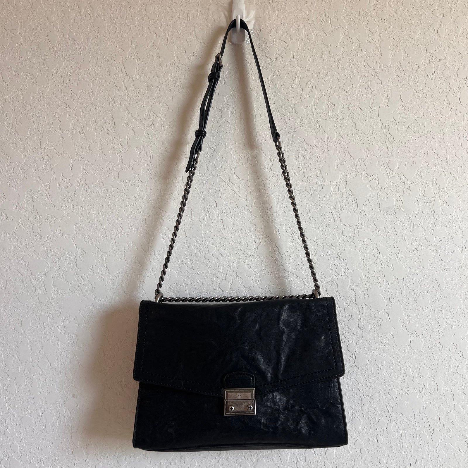 Frye Leather Ella Flap Shoulder / Crossbody Bag