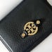 Tori Burch Womens Wallet, Black Leather