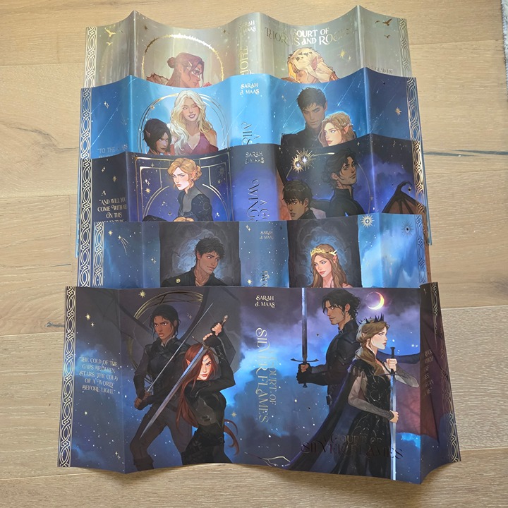 A Touch Of Magic Designs - A Court of Thorns and Rose Dust Jackets (limited ed.)