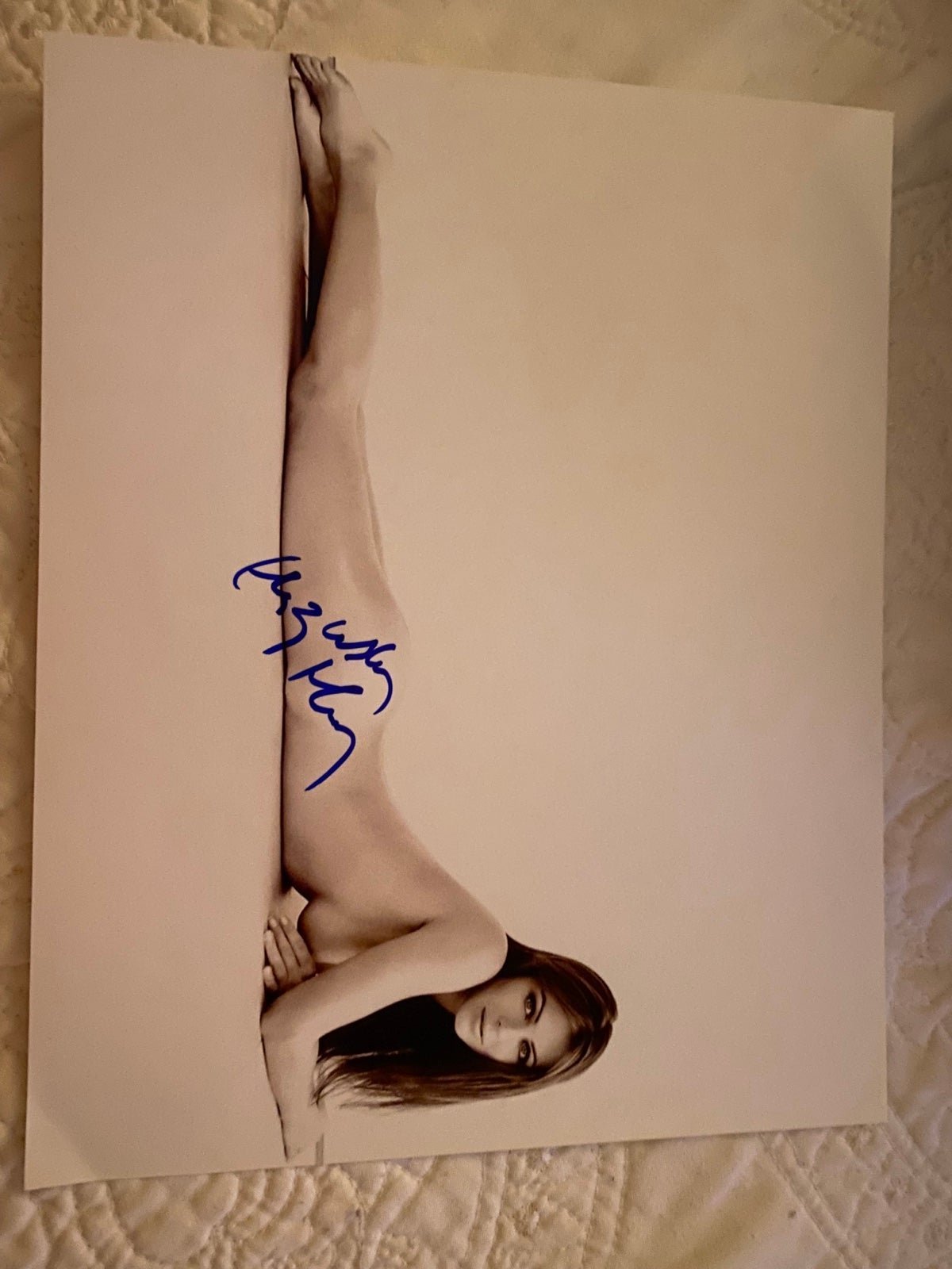 Elizabeth Hurley signed photo