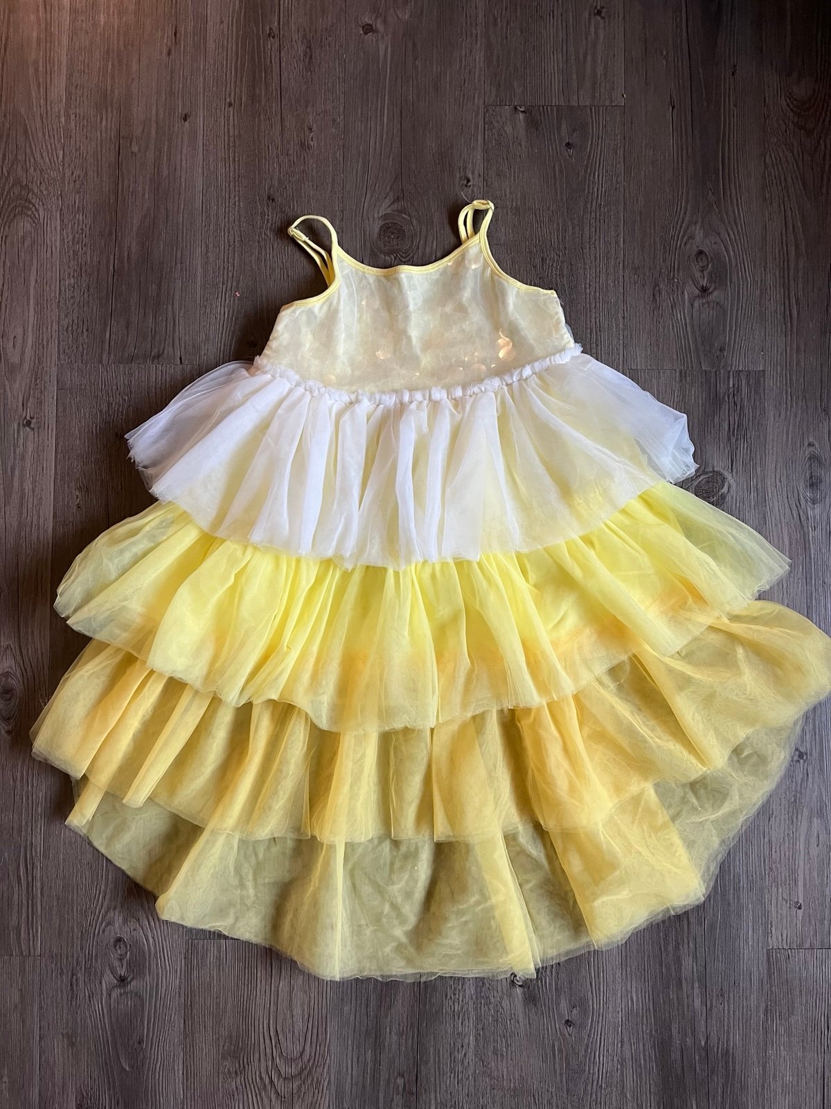 Lola & The Boys Yellow Tulle Dress