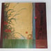 Don Li-Leger DANCING IN THE WIND Green Red Flower Art Giclee Print on Canvas
